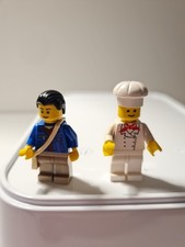 LEGO City Town Legoland Minifiguren Figur Koch Chefkoch Und Reisender