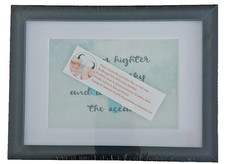 bomoe 12er Bilderrahmen Set Ocean – Fotorahmen Collage für 13x18 cm Bilder Holzb