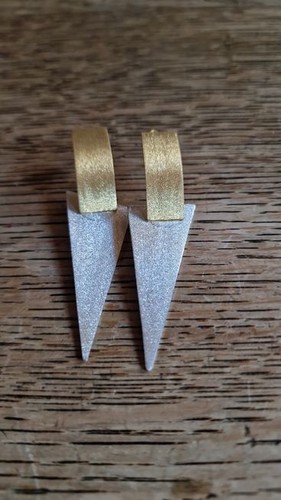 Ambra ohrstecker 925ér silber - ohrstecker,