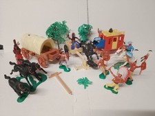 Konvolut alte Plastik Figuren