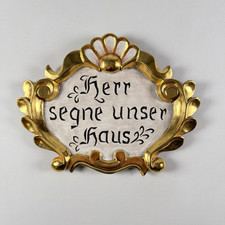 Schild Haussegen Holz Herr
