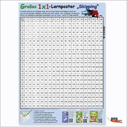 1x1 lernposter kinder - 1x1,