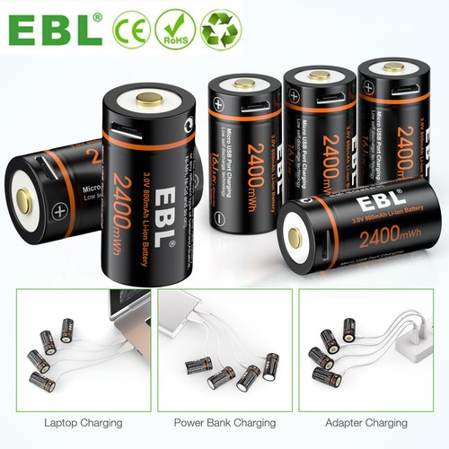 Ebl usb wiederaufladbare 16340 - usb,