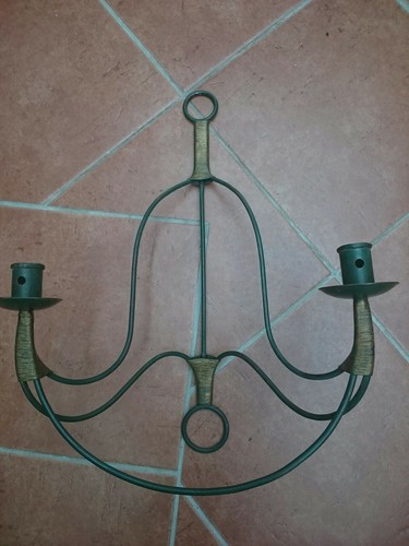 Rustikaler kerzenleuchter - rustikaler,