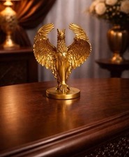 Adler Statue goldfarben –