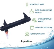 4x AquaOne Cuv 136 UVC Wasserklärer 36 Watt Aquarium Teich Algenvernichter