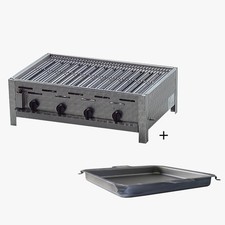 Gasgrill Edelstahl 4 flammig