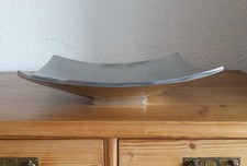 Obstschale Dekoschale Metallic Silber