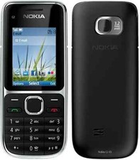 Nokia C2-01 (Ohne Simlock) Frei für alle Sim-Karten Neu schwarz
