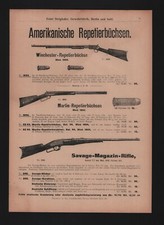 BERLIN SUHL, Prospekt 1900, Ernst Steigleder Gewehr-Fabrik Gewehr Rifle 
