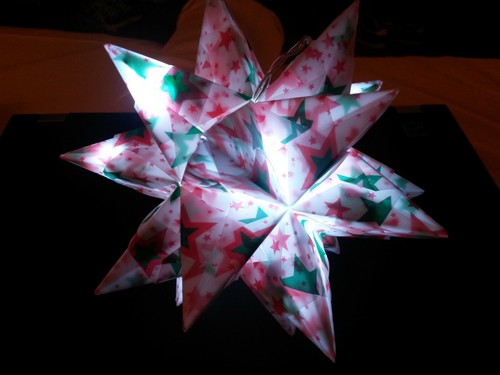 Bascetta origami stern mit - stern,