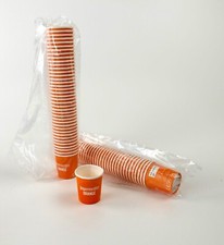 Jägermeister Schnapsbecher Orange 80 Pappshotbecher Verkostung Einweg Party 9356