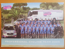 Mannschaftsfoto Team Lampre 2005 Radsport unsigniert