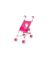 Bayer Design 30182AA Puppenbuggy Doppelräder Sicherheitsgurt faltbar Metall rosa