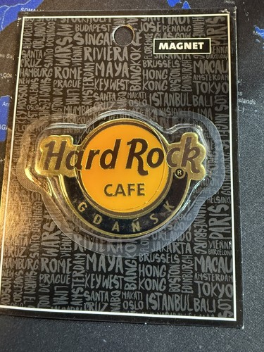 Hardrock cafe magnet logo - cafe,