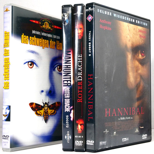Hannibal lector dvd - 4x, roter