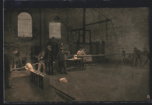 Fabrikarbeiter einer halle - fabrikarbeiter, in