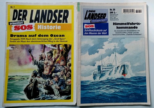 Der landser sos 2 hefte - ,