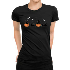 Katzen Kürbis - Halloween