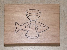 Stempel - Kelch ~6x8cm - Fisch