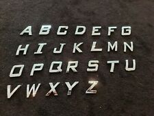 3D Chrombuchstaben Buchstabe selbstklebend nach Wahl Chrom Sticker Aufkleber PKW