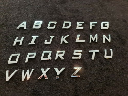 Chrombuchstaben buchstabe - chrombuchstaben,