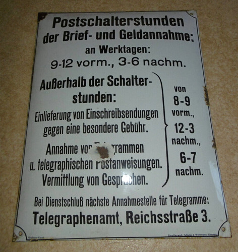 Altes emailschild - altes,