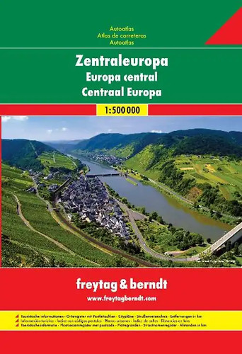 Zentraleuropa autoatlas - zentraleuropa,