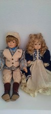 Sammlerpuppe Porzellanpuppe Mädchen+Junge Sammelpuppe sehr guter Zustand 