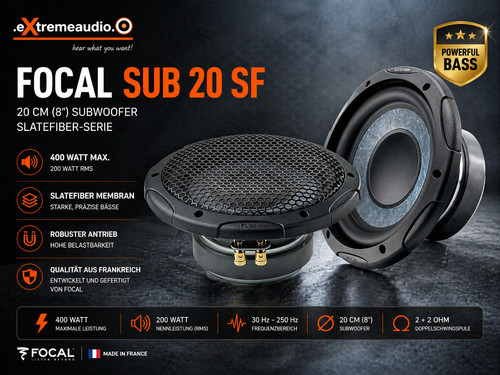 Focal sub 20sf subwoofer - sub, /