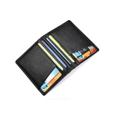 Bifold Mens Slim Rfid Portfolio Minimalist Black Kreditkartenhalter N  ·？