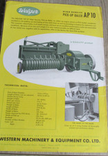Catalogue, brochure, tractor