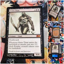 MTG Grave Titan Nm ?? Core 2012 Mythic Card Magic The Gathering Deck Zombie Og