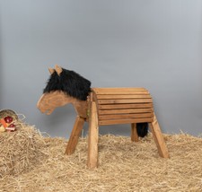 Holzpferd, ca. 70 cm