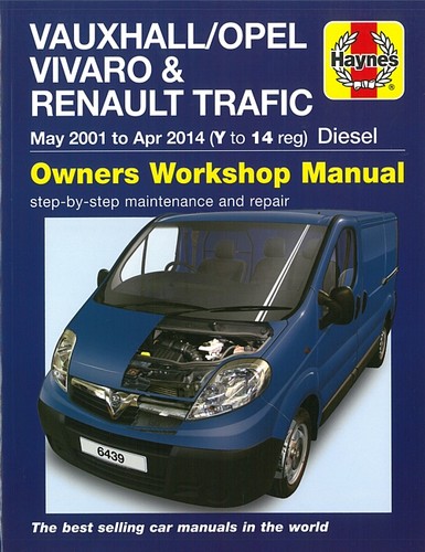Haynes handbuch opel vivaro b - vivaro,