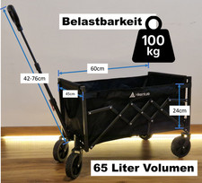 Hikenture bollerwagen faltbar - bollerwagen,
