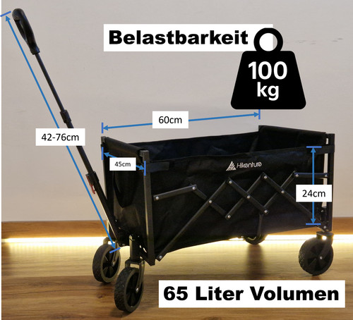 Hikenture bollerwagen faltbar - hikenture,