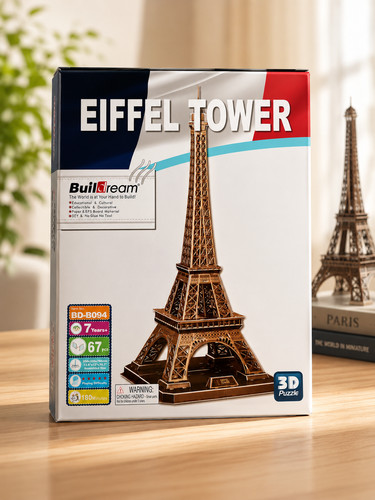 Buildream puzzle eiffelturm - buildream, 3d