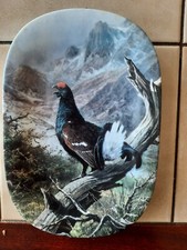 Porzellan Wandteller*Birkhahn