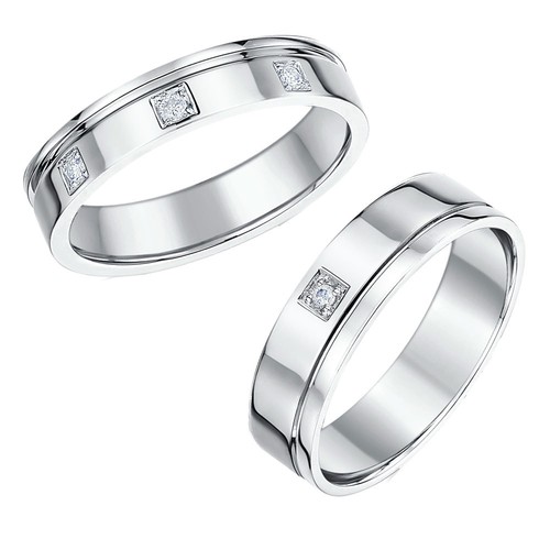 Weiss gold 18ct - weiss,