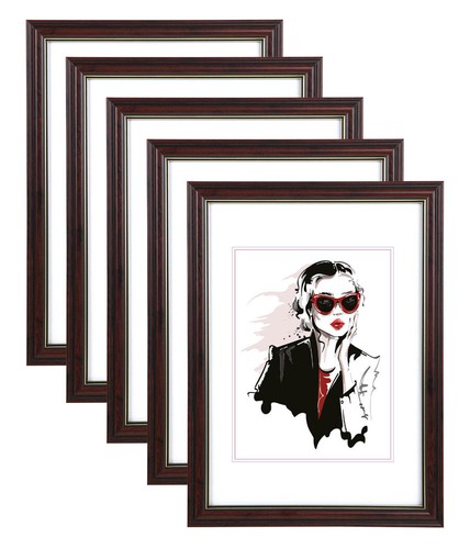 3er 5er set - 5er, kunststoffrahmen