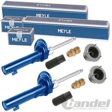 2x MEYLE GAS-STOßDÄMPFER + DOMLAGER VORNE passend für BMW 3er E46 316-330