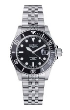 Davosa 161.552.05 Ternos Herrentaucheruhr Automatic schwarz PentaLink-Band Ø4...