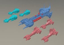 Space Crusader Combat Barge