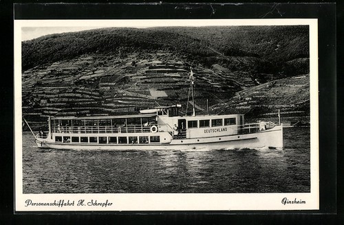 Ginsheim binnenschiff ms - binnenschiff,