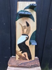 Holzkunst aus Altholz „Tukan