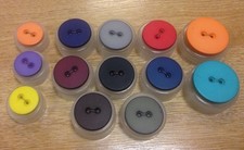 Flache Penny Münzknöpfe x5