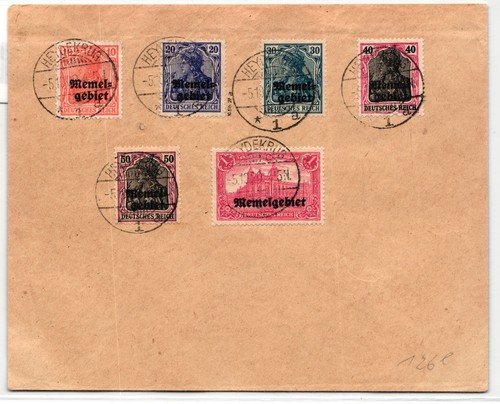 Memel auf brief - auf,