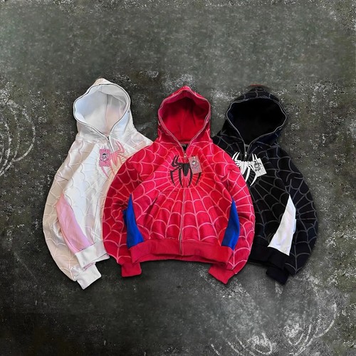 Y2k spider man strickjacke - spider-man,