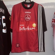 1 FC Nürnberg 1997/98/99 Adidas Heim Fußball Trikot Player Spec 6 Herren Medium